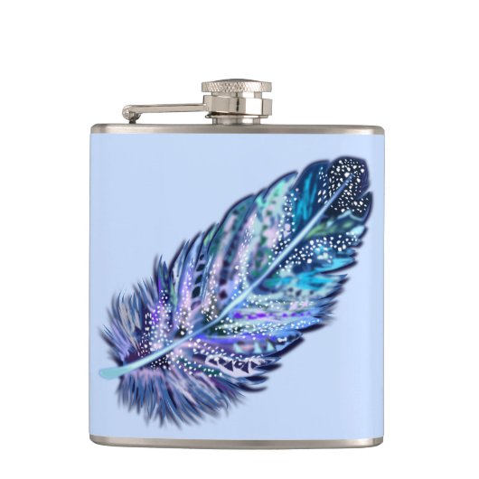 Mooie doezelaar - Kies uw kleuren Heupfles (Voorkant)