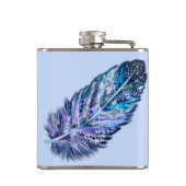 Mooie doezelaar - Kies uw kleuren Heupfles (Achterkant)