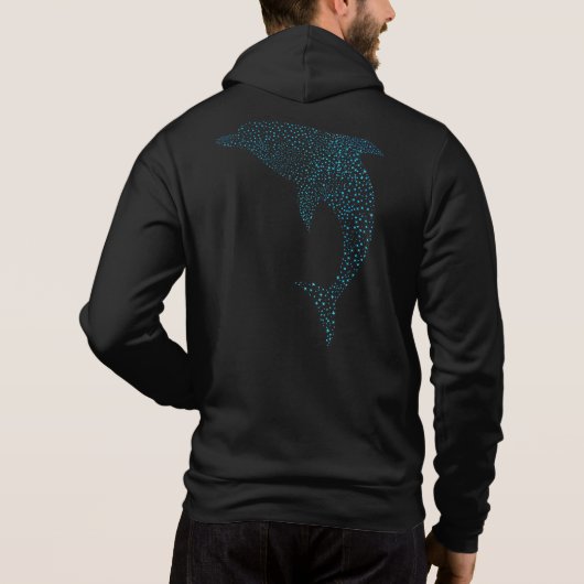 Mooie dolfijn hoodie (Achterkant)
