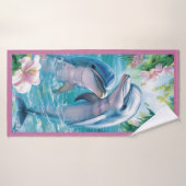 Mooie Dolfijn Strandlaken Badhanddoek (Badhanddoek)