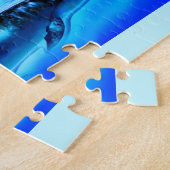 Mooie dolfijndieren legpuzzel (Zijkant)