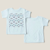 Mooie dolfijnen - Modern digitaal patroon ontwerp  (Ontwerp Voorkant & Achterkant)