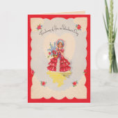 Mooie Doll Valentijnsdag Kaart (Voorkant)