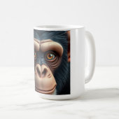 Mooie Dolle Grappige Chimpansee Koffiemok (Voorkant rechts)
