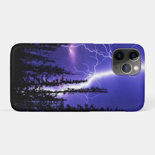 Mooie donder over het bos Case-Mate iPhone case (Achterkant (horizontaal))