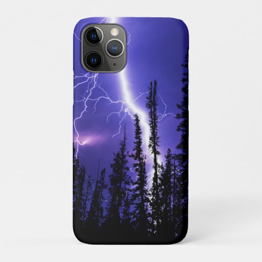 Mooie donder over het bos Case-Mate iPhone case (Achterkant)