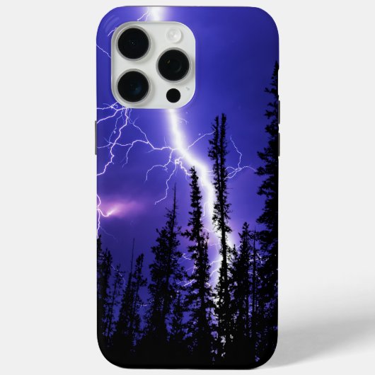 Mooie donder over het bos Case-Mate iPhone case (Achterkant)