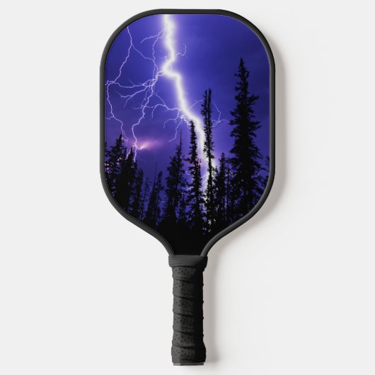 Mooie donder over het bos pickleball paddle (Voorkant)