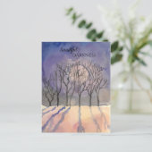 Mooie donkere Briefkaart (Staand voorkant)