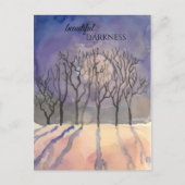 Mooie donkere Briefkaart (Voorkant)