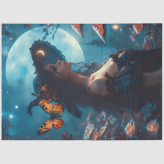 Mooie donkere heks tissuepapier