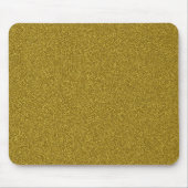 Mooie, donkergele goudglitter muismat (Voorkant)