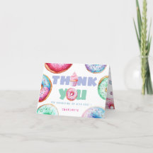 Mooie Donut Aangepaste Bericht Kinderen Verjaardag