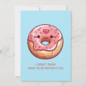 Mooie Donuts Valentijnskaart voor Kinderen Feestdagenkaart (Voorkant)