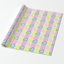 Mooie Doodle Naadloos Patroon Inpakpapier