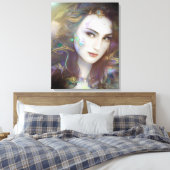 Mooie, door AI gegenereerde kunst Canvas Afdruk (Insitu (Slaapkamer))