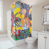 Mooie doornbessen in het najaar douchegordijn (In situ)