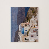 Mooie dorp Oia met witte gebouwen Legpuzzel (Verticaal)