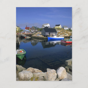 Mooie dorp Peggy's Cove met haven Briefkaart