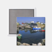 Mooie dorp Peggy's Cove met haven Magneet (Voorkant / Achterkant)