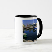 Mooie dorp Peggy's Cove met haven Mok (Voorkant rechts)