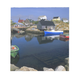 Mooie dorp Peggy's Cove met haven Notitieblok