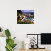Mooie dorp Vernazza in de Cinque Poster (Thuiskantoor)