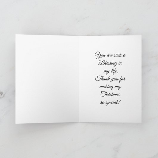 Mooie Dove Holiday Hartelijk dank Bedankkaart (Binnen)