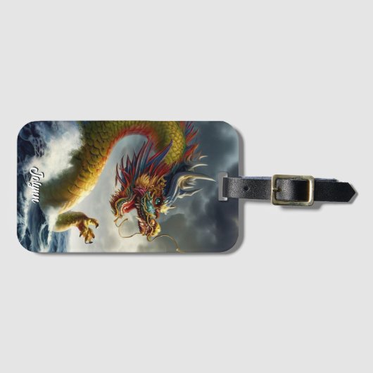 Mooie Draak  Bagagelabel (Voorkant (horizontaal))