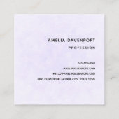 Mooie draak met elegante kroon vierkante visitekaartje (Achterkant)