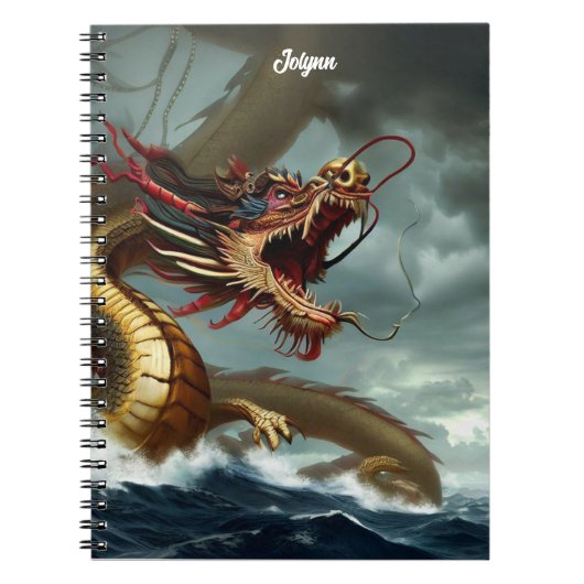 Mooie draak notitieboek (Voorkant)