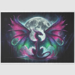 Mooie draak tissuepapier