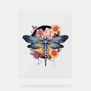 Mooie Dragonfly Acryl Bord