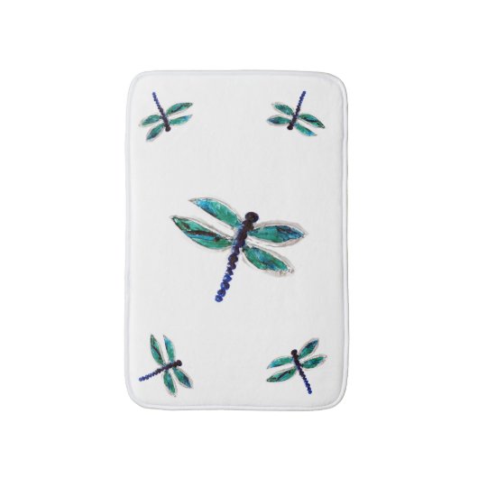 Mooie dragonfly Art Badmat (Voorkant Verticaal)