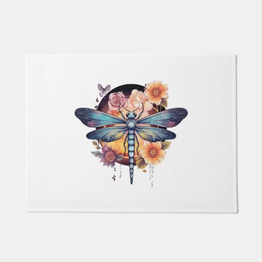 Mooie Dragonfly Deurmat (Voorkant)