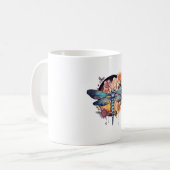 Mooie Dragonfly Koffiemok (Voorkant links)
