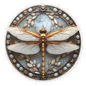 Mooie Dragonfly Pareltjes Gouden Moeder van Pearl Keramische Knop