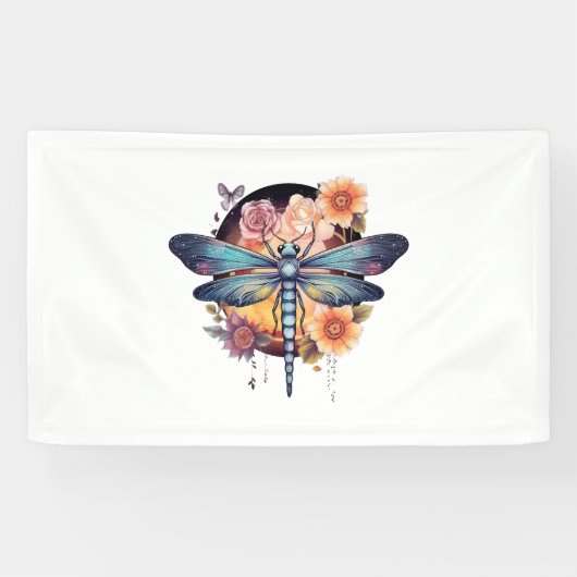 Mooie Dragonfly Spandoek (Horizontaal)