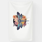 Mooie Dragonfly Spandoek (Verticaal)