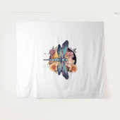 Mooie Dragonfly Wandkleed (Voorkant (horizontaal))