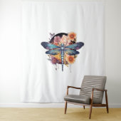 Mooie Dragonfly Wandkleed (In situ)