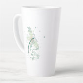 Mooie drakenvlucht - Je maakt het leven mooi Latte Mok (Linkerhoek)