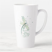 Mooie drakenvlucht - Je maakt het leven mooi Latte Mok (Rechts)