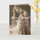 "Mooie Dreamer "Vrouwen geïnspireerde tanks Kaart (Gele Bloem)