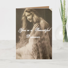"Mooie Dreamer "Vrouwen geïnspireerde tanks Kaart