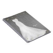 Mooie dress op Gold Hanger Vrijgezellenfeest Notitieboek (Rechterzijde)