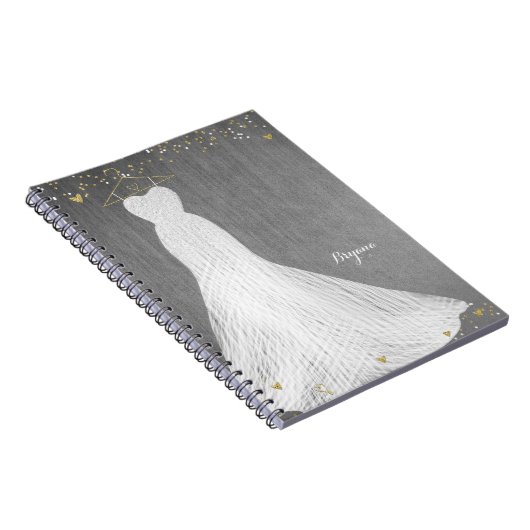 Mooie dress op Gold Hanger Vrijgezellenfeest Notitieboek (Rechterzijde)