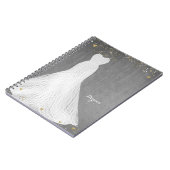 Mooie dress op Gold Hanger Vrijgezellenfeest Notitieboek (Linkerzijde)