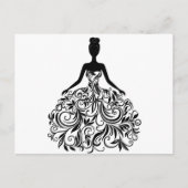 Mooie dress-weddenschap tussen meisjes briefkaart (Voorkant)