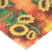Mooie drie zonnebloemen - Migned Art Painting - Tafelkleed (Gekanteld)